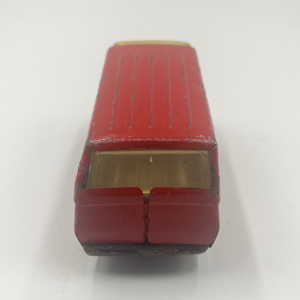 Vintage‎ 1970s Small Red Tonka Van Pressed Steel Toy #55360 - Made in USA - Picture 4 of 9